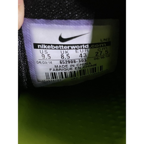 Nike Kobe 9 EM Shoes Mens Size 9.5 Green Volt Basketball Sneakers 652908-303 main image 4